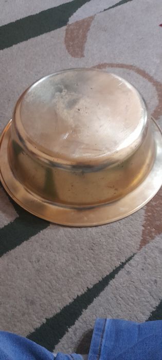 Тазик сделано в ссср латунный