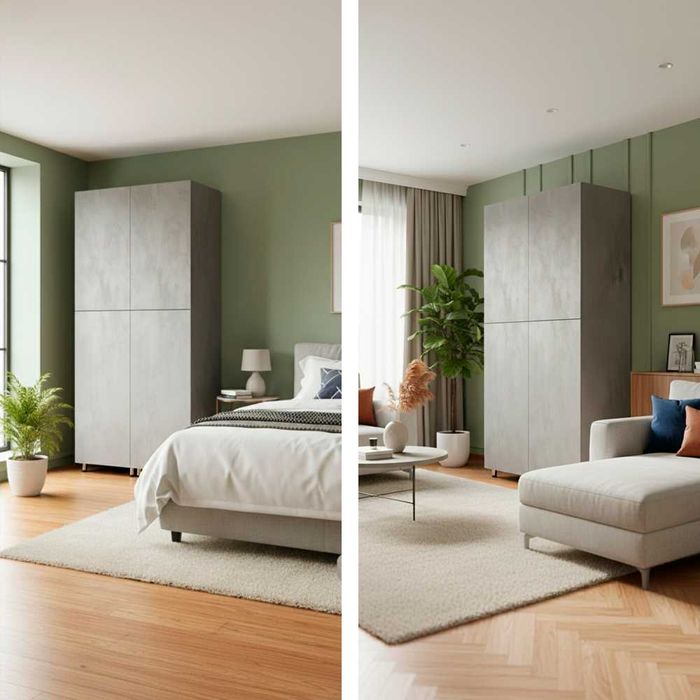 Акция! ШКАФ ЛОФТ / SHKAF LOFT / Серый шкаф / Kiyim shkafi