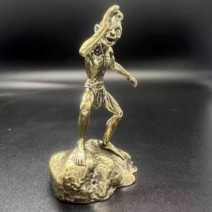 Фигура Ам-гъл Смеагол Хобит Sméagol My precious,ръчна изработка, бронз