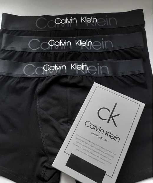 Boxeri Calvin Klein, negri , bumbac, masura M