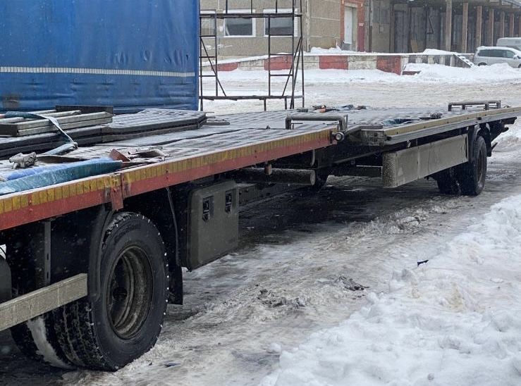 MAN TGL 8.210 + remorcă pe perne aer