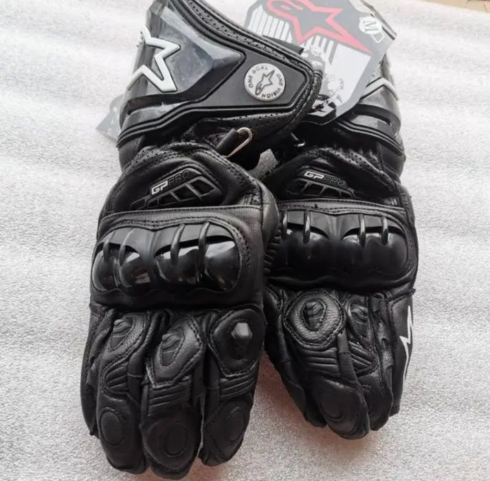 3 цвята кожени мото ръкавици Alpinestars НОВИ
