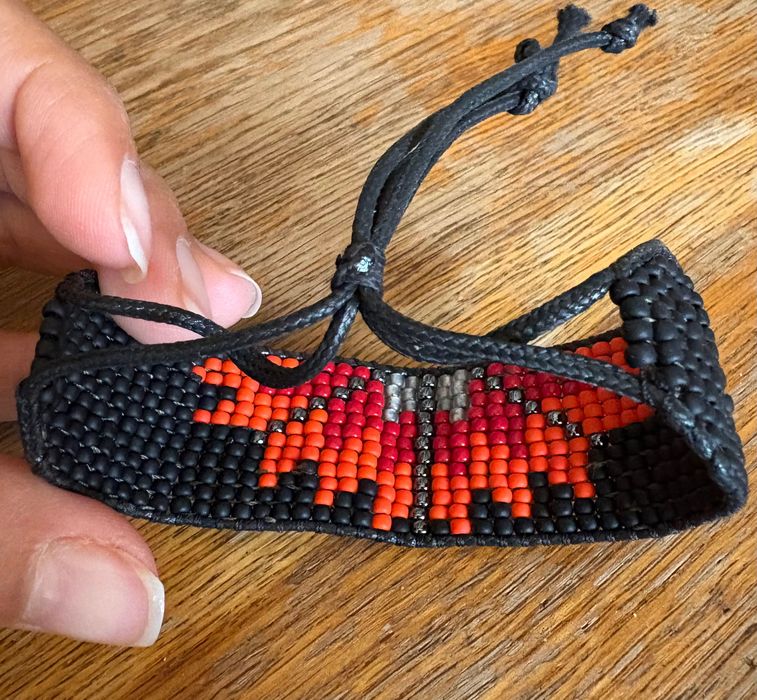 Brățară handmade mărgele afro