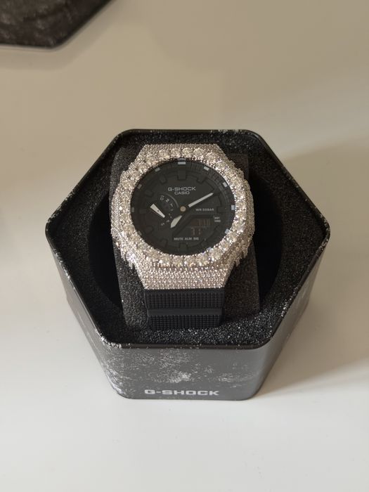 Casio G-Shock CasiOak Custom Black Iced Out