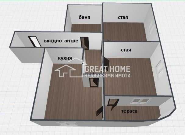Дава се под наем Тристаен апартамент в Търговище, Център - 65 кв.м за 298.86 € - Снимка #12
