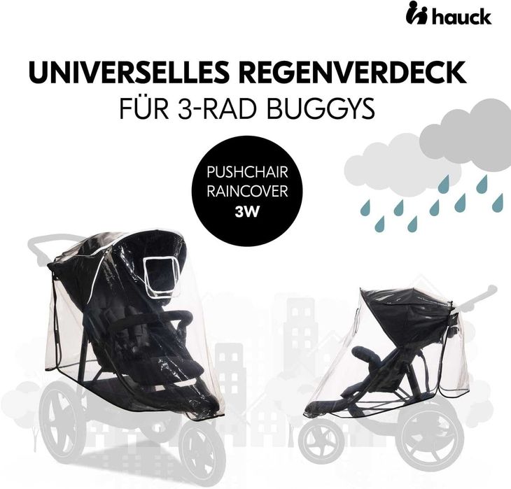 Husa ploaie universala carucior tricicleta Hauck . Calitate superioara