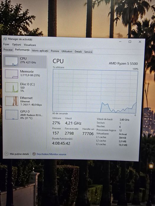 PC gaming + monitor vand schimb cu ps5