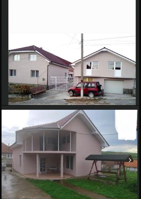 Vand Casa la tara (3 constructii : 1500mp) cu 83.000€  sau Loc de casa 1100mp.-16.500€ | Negociabil ambele