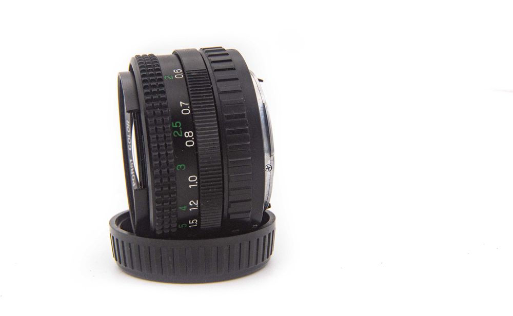 Obiectiv Porst Color Reflex 50mm 1.6 montura Fujica x