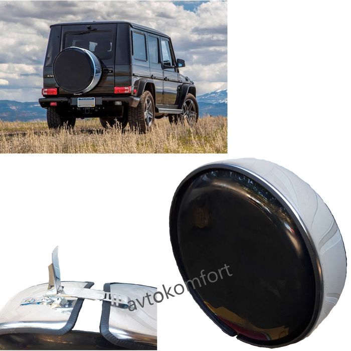 Хромиран Различни Размери Твърд Калъф За Резервна Гума На Джип