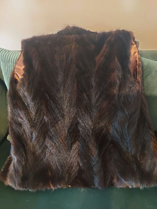 Vestă din blană naturală de nurcă