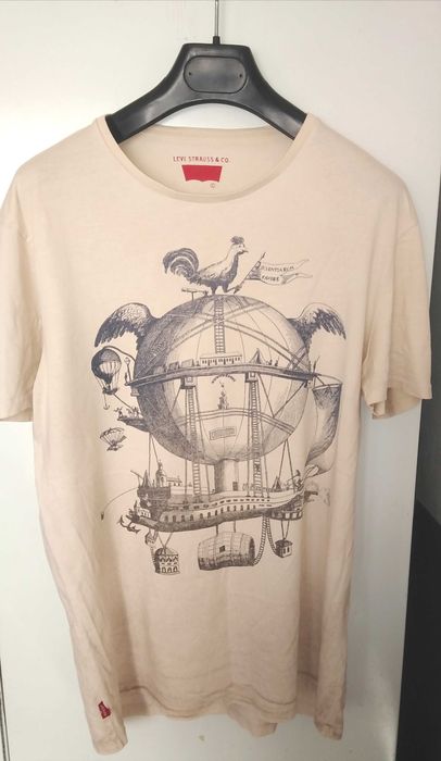 Tricou original LEVIS Strauss , bumbac calitativ, mar. M, L
