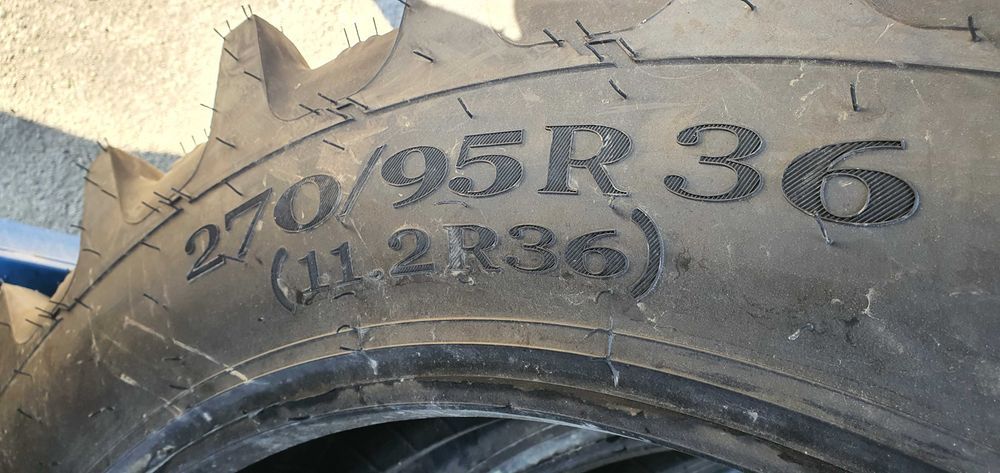 270/95R36 cauciucuri radiale pentru utilaje legumicole 11.2-36 AKZX