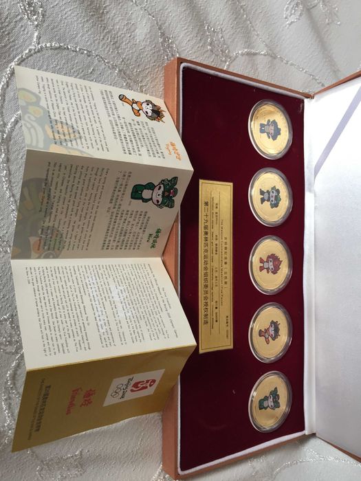 Монети  Талисманите на Олимпиадата в Пекин 2008/Beijing Olympics coins