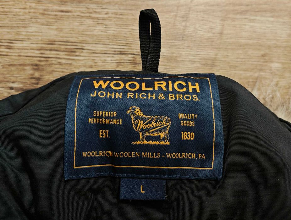 Woolrich Arctic Ramar cloth Пухено дамско яке с пух размер L
