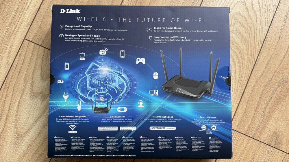 Router Wireless AX1500 Wi-Fi 6 - NOU, Sigilat - DIR-X1560