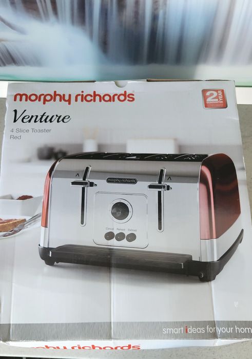 Профисионален Тостер Morphy Richards Venture 800W, 7 настройки, 4 фили