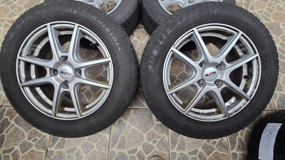 Jante aliaj Logan Clio Anvelope iarna 185 65 r15 sandero  dacia 4x100