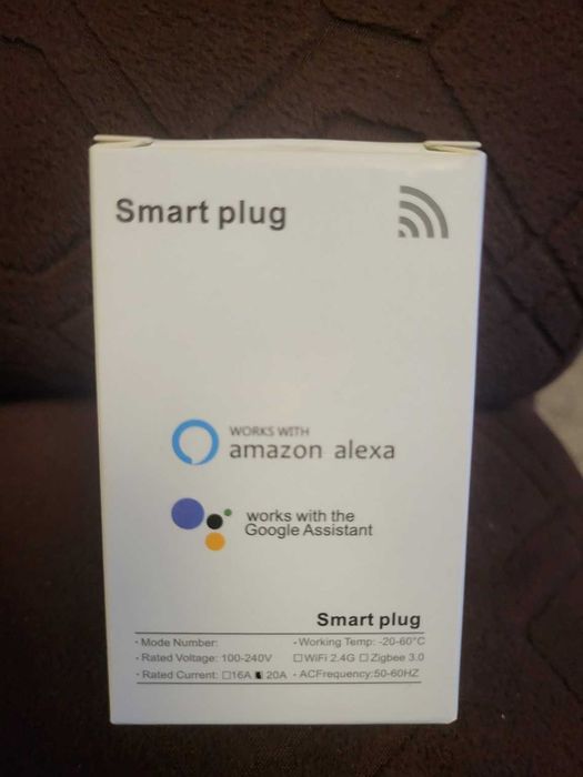 Priză inteligentă WiFi 20A – Monitorizare consum – Smart Life / Tuya