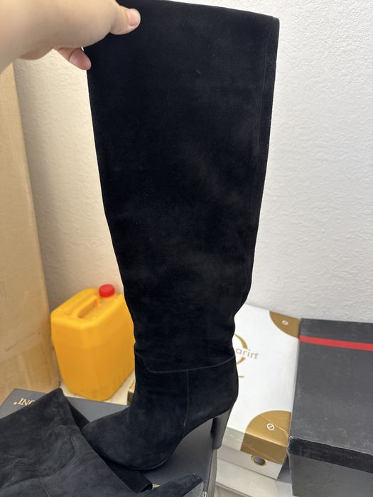 Сапожки натуральная замша