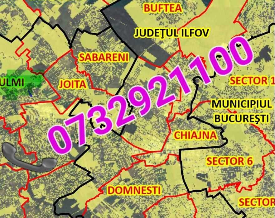 teren de vanzare in Ghionea Ulmi 15 min cu masina Bucuresti