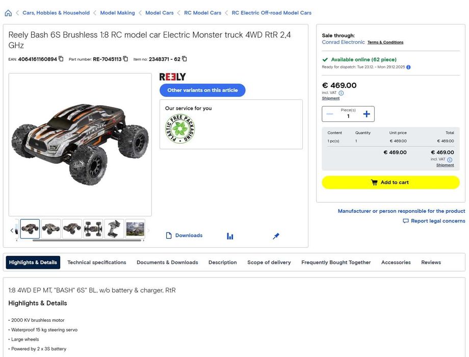 Automodele Reely RC (masinuta cu telecomanda)