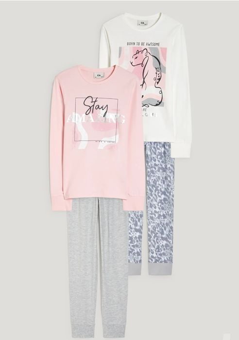 [NOU] Set 2 pijamale C&A - fetițe 128cm