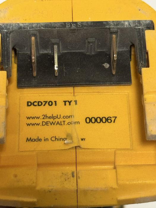винтоверт dewalt dcd701 type 1