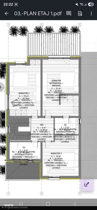 Casă individuală modernă compartimentare excelentă