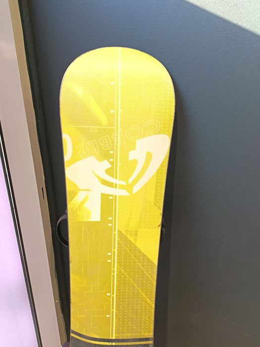 Placa snowboard cu legături și husa