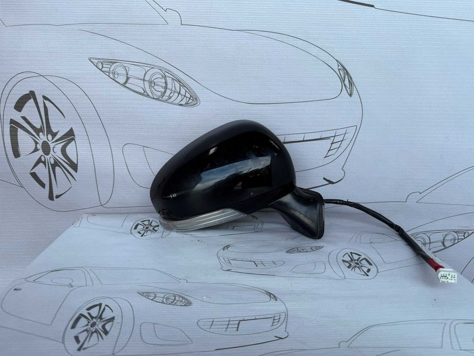 Oglindă Dreaptă 7 PINI Toyota Prius XW30 2015 / 2009-2015 / Cod OEM E4022865 (5D2)