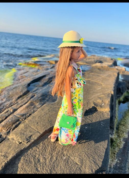 Многоцветен гащеризон за момиче Abel&Lula