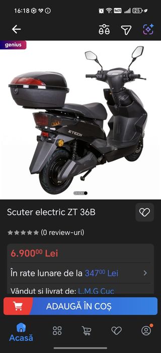 Scuter electric  ztech