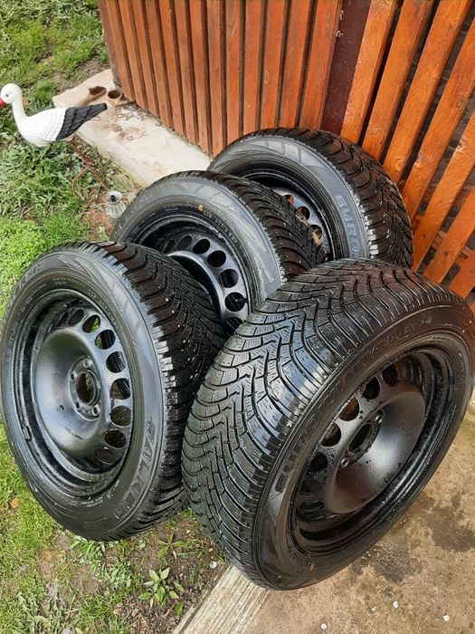 Vând Roți jante oțel  R16