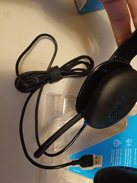 Casti  cu microfon Logitech h540 mufa usb pentru calculator