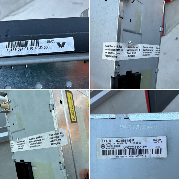 Оригинални Радио/Централна Конзола-Духалки за *VW TOURAN/VAG*