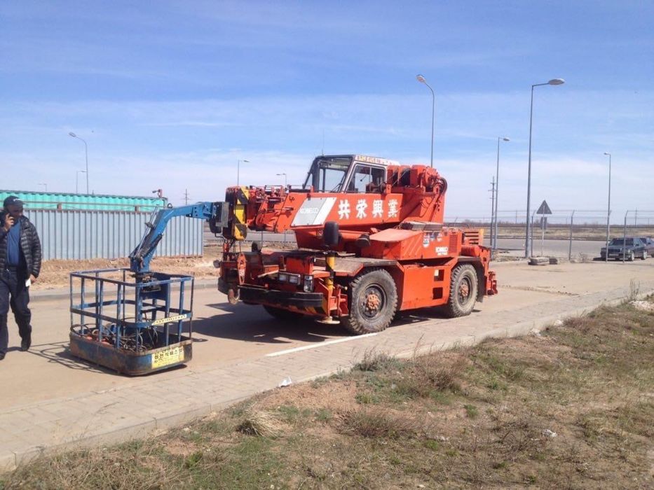 Услуги автовышки и крана