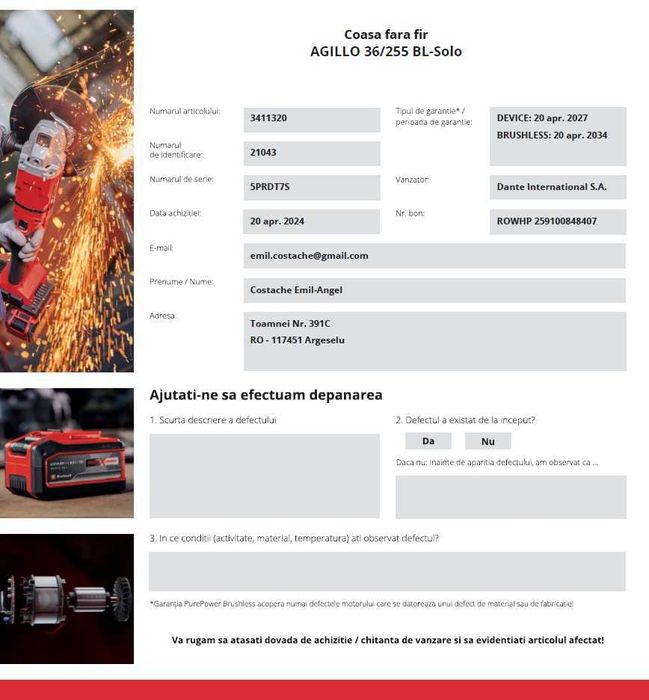 Motocoasa (coasa - trimmer) pe acumulatori