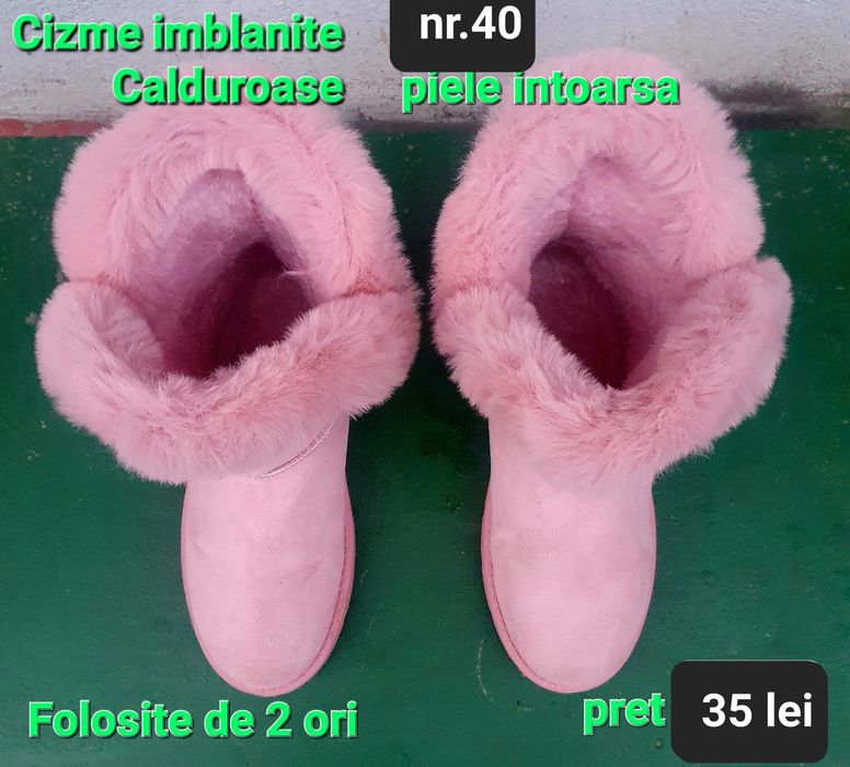 Cizme imblanite nr.40