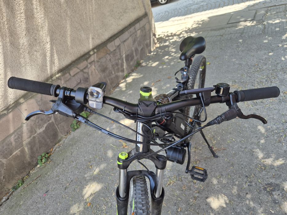 Електрически велосипед Rockrider ST530 с нов комплект TSDZ8 + 16Ah батерия