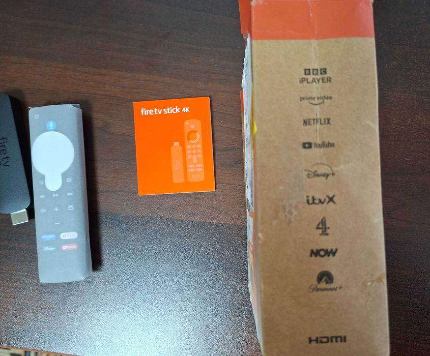 Firestick Amazon, Smart WiFi приемник 4К, нов
