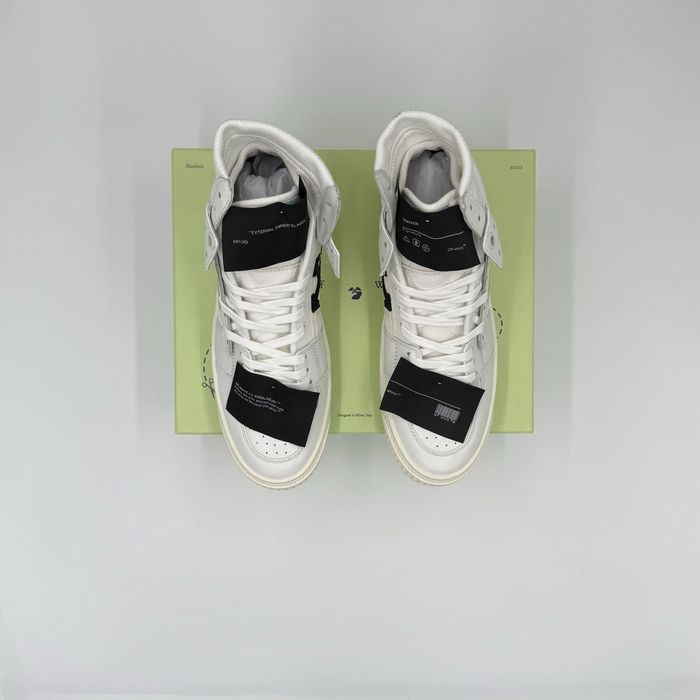 Off White 3.0 Court White/Albi - Marimea 43, Noi, Premium