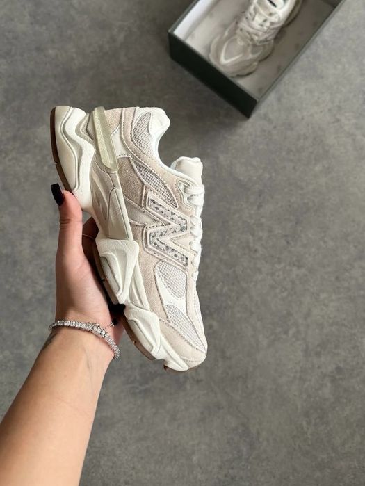 New Balance 9060 Sea Salt Leopard Print