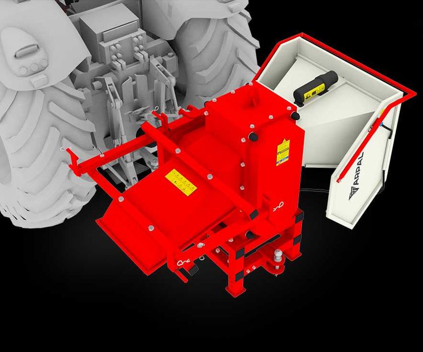 Tocator de crengi AM-200 PTO capacitate de producție: 14 m³/oră NOU Garanție 36 luni