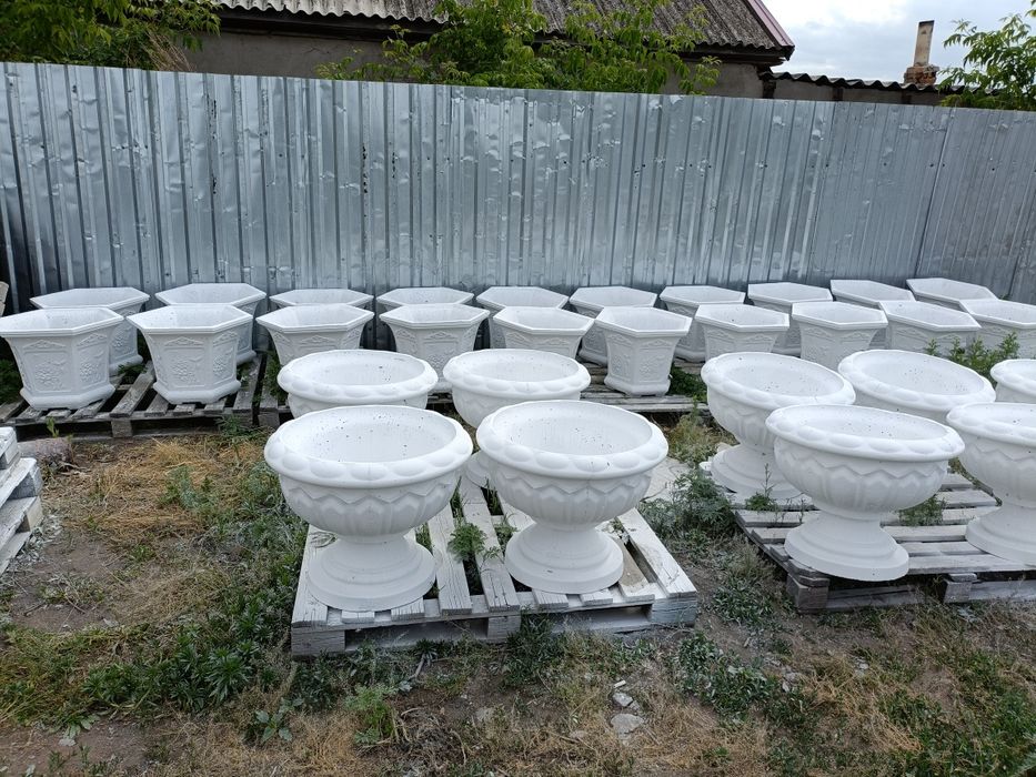 Вазоны, Цветочник, клумба, вазы