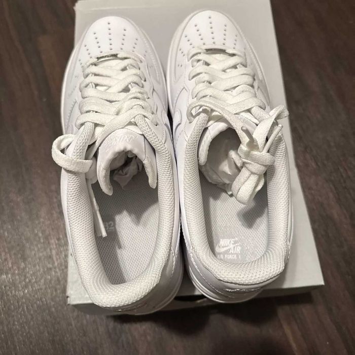 #EDITIE LIMITATĂ# Nike Air Force 1 Low Triple White- Verificare Colet