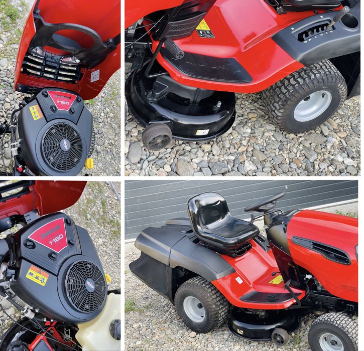 Tractoraș de tuns iarba/gazon Jonsered ( Husqvarna ) 2013  cu Coș pentru iarbă / 656cc - 18 cai / V - TWin / Recent adus !