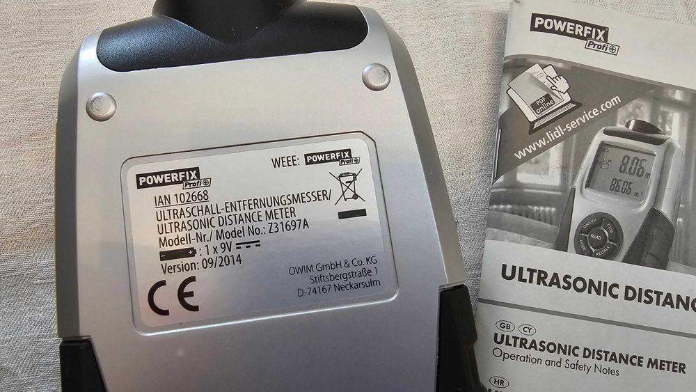 Нова лазерна електронна ролетка Powerfix Pro