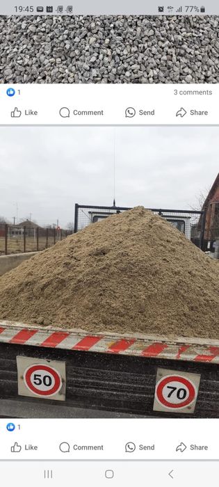 Piatră concasată, sort,nisip