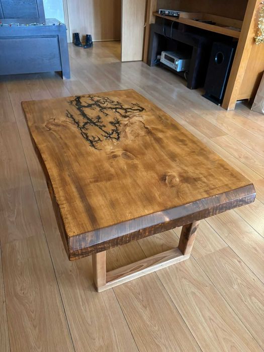 Дизайнерска холна маса 100×64×46 см